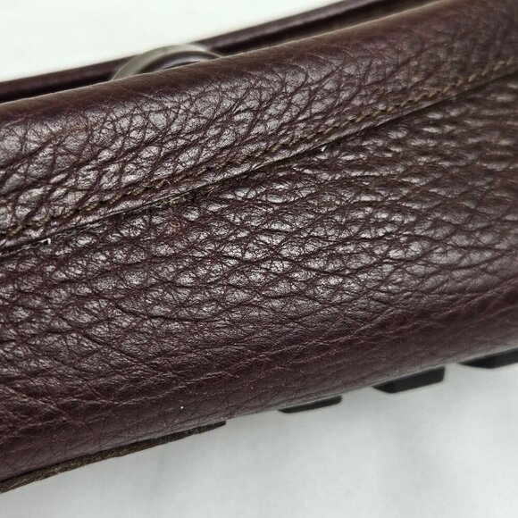 Brooks Brothers Size 11 Brown Leather Driving Moccasins Slip On Style Ribbon Dtl - Picture 15 of 16